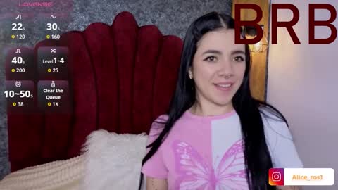 Snapshot of alice_rose5 chatting on 5, 12, 2025 Alice online show from 5, 12, 2025