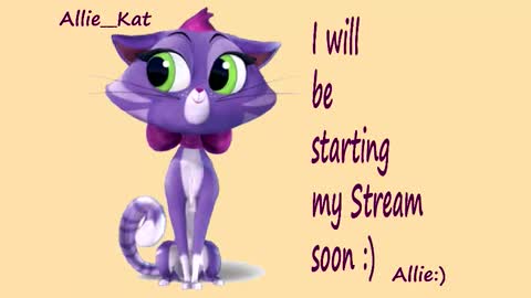 Snapshot of allie__kat chatting on 18, 10, 2025 Allie online show from 18, 10, 2025