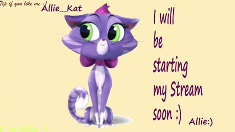 Snapshot of allie__kat chatting on 3, 7, 2026 Allie online show from 3, 7, 2026