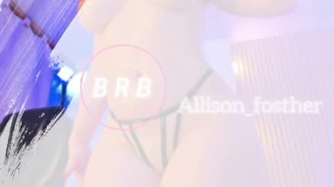 Snapshot of allison_fosther chatting on 4, 7, 2026 allison_fosther online show from 4, 7, 2026