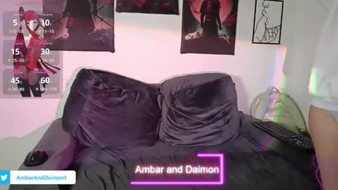 AMBAR AND DAIMON online show from 9, 9, 2025