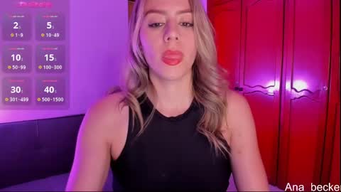 Snapshot of ana_becker1 chatting on 29, 1, 2025 Ana online show from 29, 1, 2025