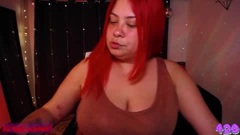 Snapshot of bad_scarlett1 chatting on 2, 3, 2025 Scarlett online show from 2, 3, 2025