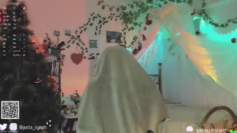 Snapshot of blushing_nymph chatting on 8, 12, 2024 Im Nym Justa nymph on twitter and IG online show from 8, 12, 2024