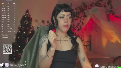 Snapshot of blushing_nymph chatting on 14, 12, 2024 Im Nym Justa nymph on twitter and IG online show from 14, 12, 2024