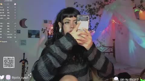 Snapshot of blushing_nymph chatting on 6, 1, 2025 Im Nym Justa nymph on twitter and IG online show from 6, 1, 2025