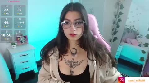 Snapshot of cami_mila99 chatting on 8, 1, 2025 CAMI online show from 8, 1, 2025