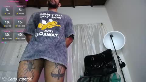 carlo yates  thx for help me to reach 100 thumps up online show from 23, 1, 2025