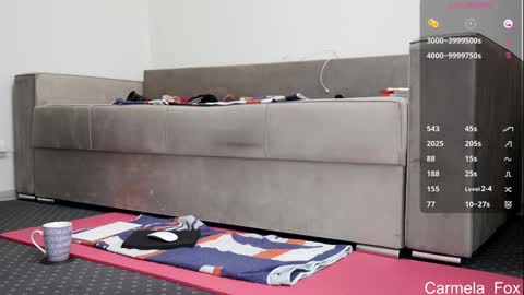 Snapshot of carmela_fox chatting on 27, 10, 2025 Carmela online show from 27, 10, 2025