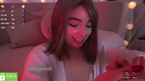 Snapshot of cheerrysweett chatting on 3, 2, 2025 Baby Cherry online show from 3, 2, 2025