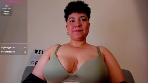 Snapshot of curly_cam_queen chatting on 24, 1, 2025 Bruna online show from 24, 1, 2025