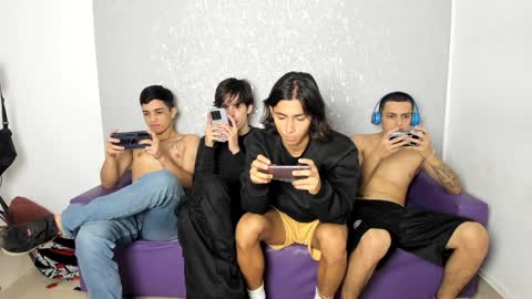 Snapshot of cute_boys18 chatting on 29, 1, 2025 ARTURO-18 MATIAS-18 NIKOLAY-19 HADES-18 GABO-19 online show from 29, 1, 2025