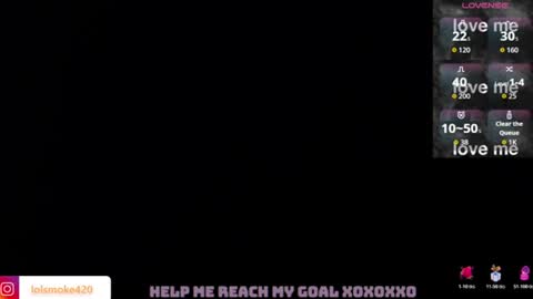 Snapshot of destroyall420 chatting on 18, 6, 2026 Lola Bdsm and fries online show from 18, 6, 2026