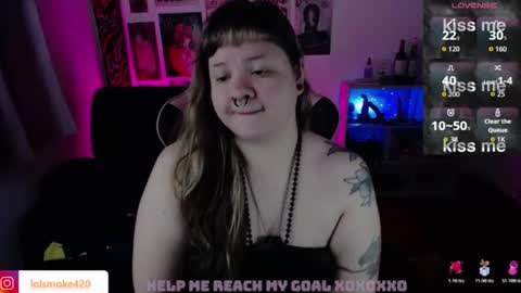 Snapshot of destroyall420 chatting on 23, 6, 2026 Lola Bdsm and fries online show from 23, 6, 2026