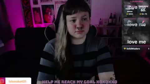 Snapshot of destroyall420 chatting on 5, 7, 2026 Lola Bdsm and fries online show from 5, 7, 2026