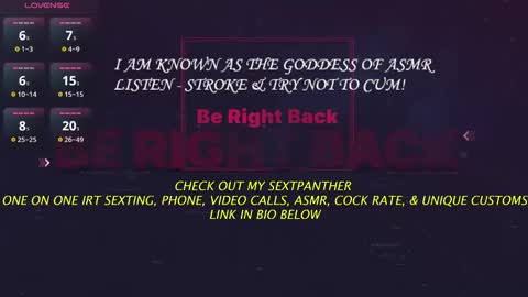 Snapshot of drippingwetgoddess chatting on 11, 5, 2026 Angie online show from 11, 5, 2026