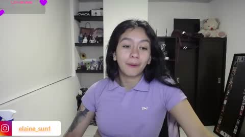 Snapshot of elaine_sun chatting on 10, 7, 2026 Elaine eli online show from 10, 7, 2026