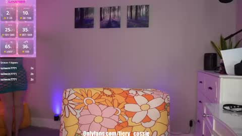 Snapshot of fiery_redhead chatting on 27, 7, 2026 Cassie Ventura online show from 27, 7, 2026