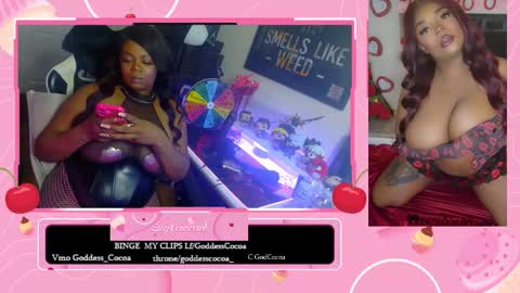 Snapshot of goddesscocoaa chatting on 19, 1, 2026 Goddess Cocoa online show from 19, 1, 2026