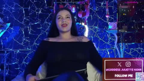 Snapshot of goddessjuliettenoiir chatting on 27, 2, 2026 Goddes Juliette Noiir online show from 27, 2, 2026