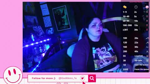 Goddess Fe online show from 2, 1, 2025