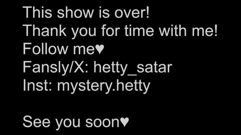 Snapshot of hetty_satar chatting on 25, 1, 2025 Hi Im Kate My favorite tips 222 200111100 PVT open online show from 25, 1, 2025