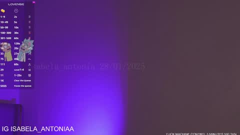Snapshot of isabela_antonia_ chatting on 30, 1, 2025 online show from 30, 1, 2025