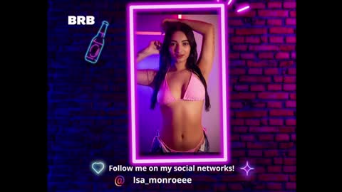 Isa Monroee  online show from 7, 1, 2025