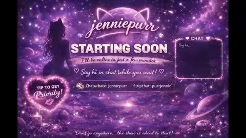 Snapshot of jenniepurr chatting on 10, 6, 2026 Jennie online show from 10, 6, 2026