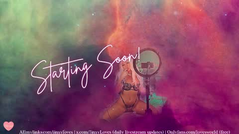 jinxy loves online show from 4, 4, 2026