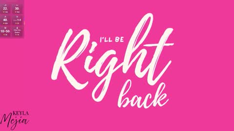 Keyla  online show from 20, 10, 2025