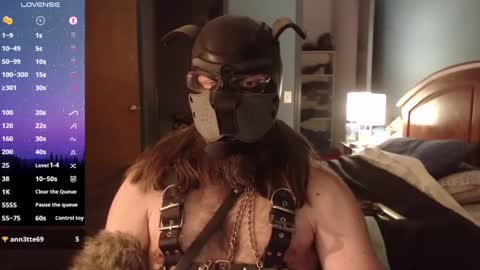 kinkywolf87 online show from 17, 1, 2025
