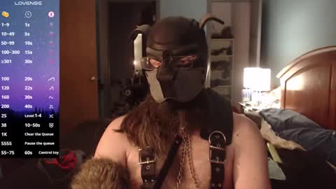 kinkywolf87 online show from 27, 2, 2025