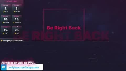 Laceysroom online show from 10, 11, 2025