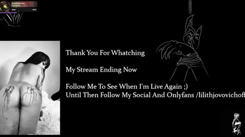 Snapshot of lilith_jovovich chatting on 9, 1, 2025 online show from 9, 1, 2025