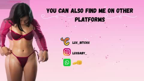 Snapshot of lux_bitchx chatting on 5, 6, 2026 lux_bitchx online show from 5, 6, 2026