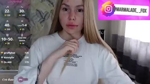 Snapshot of marmalade_fox chatting on 11, 7, 2026 Marmalade Fox online show from 11, 7, 2026