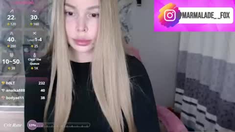 Snapshot of marmalade_fox chatting on 30, 7, 2026 Marmalade Fox online show from 30, 7, 2026