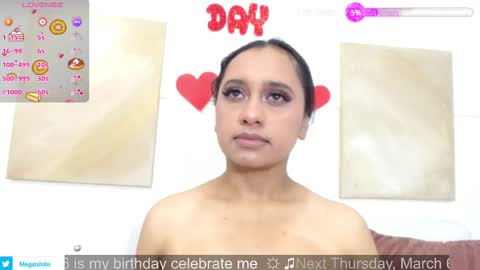 MEGAN  online show from 1, 3, 2025