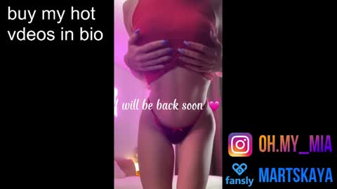 Mia Martskaya online show from 7, 12, 2024