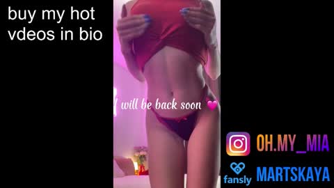 Mia Martskaya online show from 25, 10, 2025