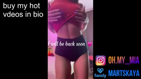 Mia Martskaya online show from 21, 7, 2026