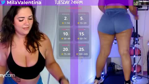 Mila Valentina online show from 26, 2, 2025
