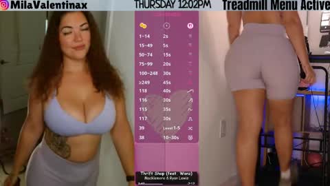 Snapshot of milavalentinax chatting on 4, 6, 2026 Mila Valentina online show from 4, 6, 2026