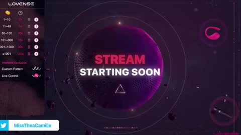 MissThea online show from 1, 2, 2025