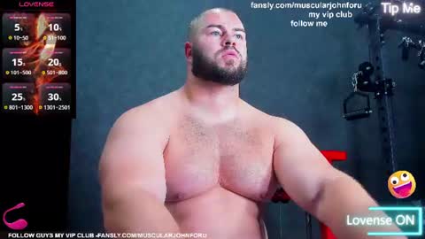 Snapshot of muscularjohnforu chatting on 20, 7, 2026 click icon for peach online show from 20, 7, 2026