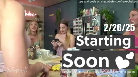 Naked Bakers online show from 27, 2, 2025