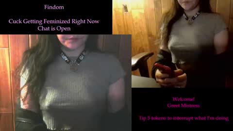 Snapshot of princessmariahswitch chatting on 14, 11, 2025 Cuckold Cravings online show from 14, 11, 2025