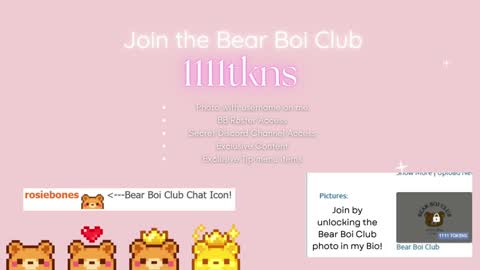 Rosie Bones online show from 2, 12, 2025