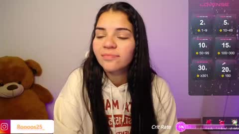 Snapshot of rossebunny25 chatting on 17, 2, 2025 Rosse online show from 17, 2, 2025